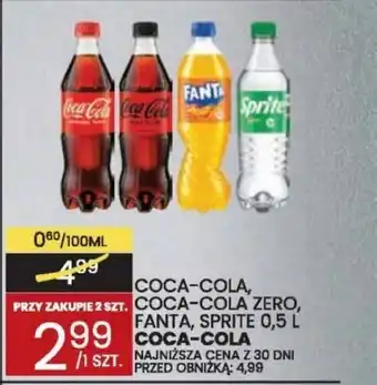 Wafelek Coca-cola zero, fanta, sprite coca-cola oferta