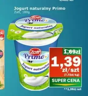 Społem Zott Primo Jogurt naturalny 180 g oferta