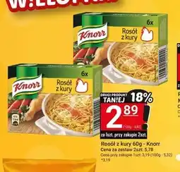 Hitpol Knorr Rosół z kury 60 g (6 x 10 g) oferta