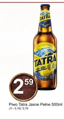 Hitpol Tatra Piwo jasne pełne 500 ml oferta