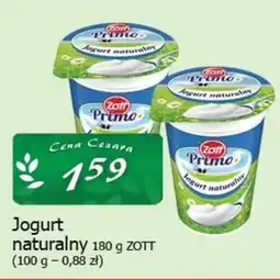 Cezar Delikatesy Zott Primo Jogurt naturalny 180 g oferta