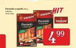 Społem Sokołów Parówki z szynki 250 g oferta