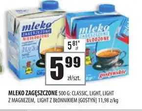 Społem Szczecin Mleko zagęszczone SM Gostyń oferta