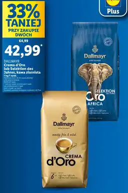 Lidl Kawa ziarnista Dallmayr 1kg oferta