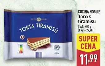 ALDI Torcik tiramisu Cucina nobile oferta