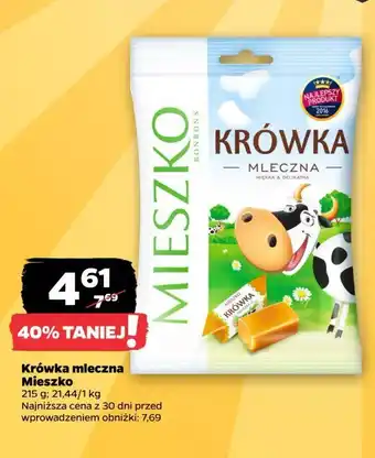 Netto Cukierki krówka mleczna Mieszko krówka oferta