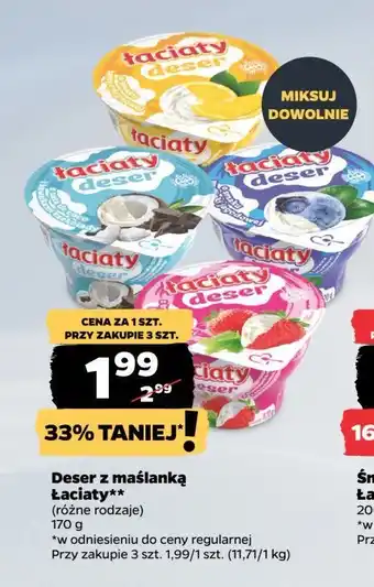 Netto Deser o smaku tarty cytrynowej Łaciaty oferta