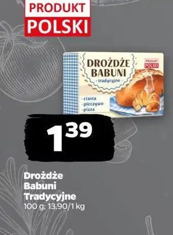 Netto Drożdże Drożdże babuni tradycyjne oferta