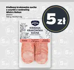 Netto Kiełbasa krakowska sucha Mistrz rohus oferta