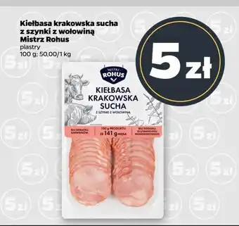 Netto Kiełbasa krakowska sucha Mistrz rohus oferta