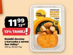 Netto Panierowane roladki devolay z kurczaka z serem SUN VALLEY oferta