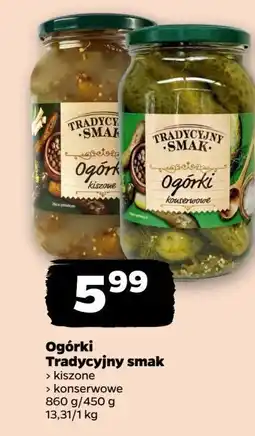 Netto Ogorki kiszone Tradycyjny smak oferta