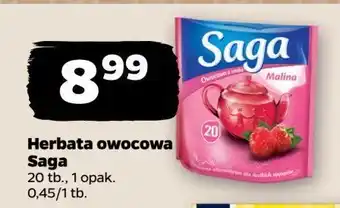 Netto Herbata owocowa malina Saga oferta