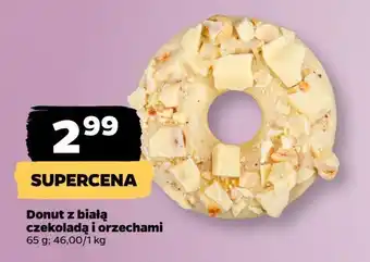 Netto Donut z białą czekoladą i orzechami oferta