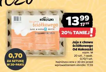 Netto Jaja ściółkowe 20szt. Od Kokoszki oferta