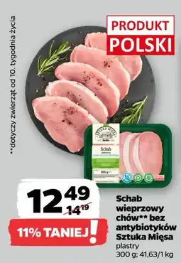 Netto Schab wieprzowy plastry Sztuka Mięsa Netto oferta