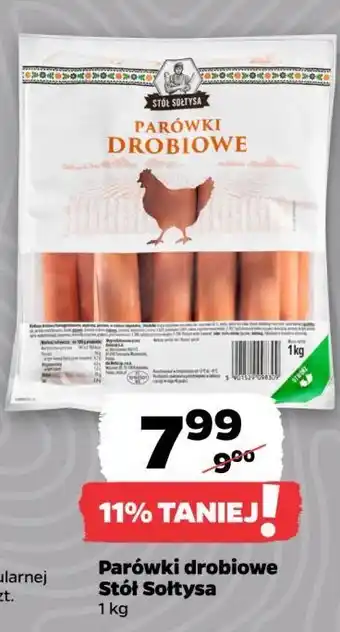 Netto Parówki drobiowe Stół Sołtysa oferta