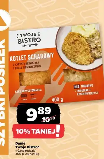 Netto Kotlet schabowy z kapustą zasmażaną i puree ziemniaczanymi Twoje Bistro oferta