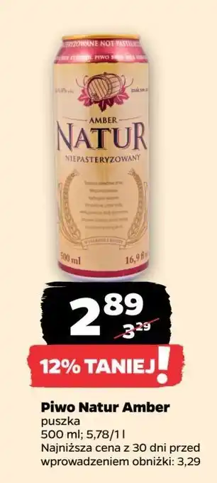 Netto Piwo Amber Naturalny oferta