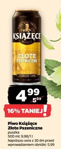 Netto Piwo Książęce Złote Pszeniczne oferta