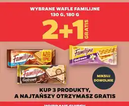 Netto Wafelki gofrowe z czekoladą Jutrzenka Familijne oferta