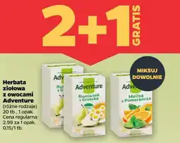 Netto Herbata ziołowa z owocami Adventure oferta