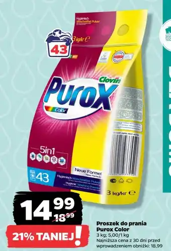 Netto Proszek do prania kolor Purox oferta