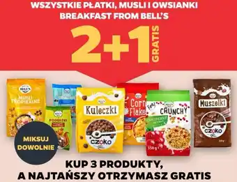 Netto Płatki, musli, owsianki Breakfast from Bell's oferta