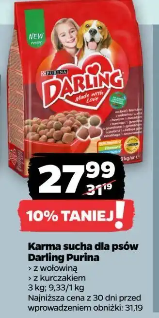 Netto Karma dla psa mięso-warzywa Purina Darling oferta