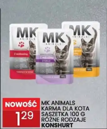 Wafelek Mk animals karma dla kota saszetka konshurt oferta