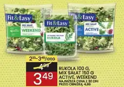 Wafelek Rukola, mix sałat active, weekend oferta