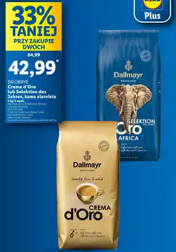 Lidl Dallmayr crema d'oro kawa ziarnista oferta