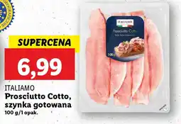 Lidl ITALIAMO Prosciutto Cotto, szynka gotowana oferta