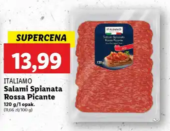 Lidl ITALIAMO Salami Spianata Rossa Picante oferta