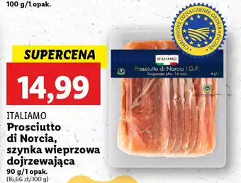 Lidl ITALIAMO Prosciutto di Norcia, szynka wieprzowa dojrzewająca oferta