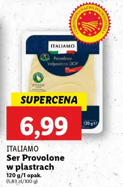 Lidl ITALIAMO Ser Provolone w plastrach oferta