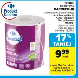 Carrefour Ręcznik papierowy Carrefour oferta