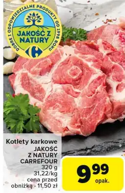 Carrefour Kotlety Jakość z natury oferta