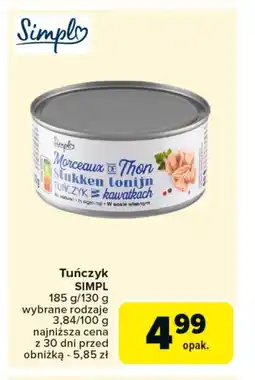 Carrefour Tuńczyk Simpl oferta