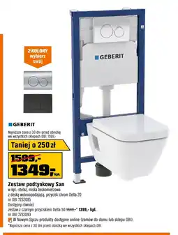 OBI Zestaw podtynkowy Geberit oferta