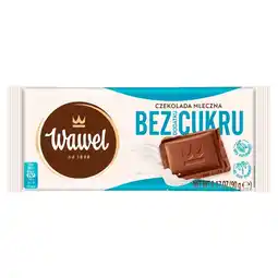 Carrefour Wawel Czekolada mleczna bez dodatku cukru 90 g oferta