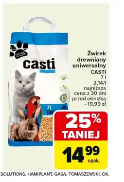 Carrefour Market Żwirek drewniany Casti oferta