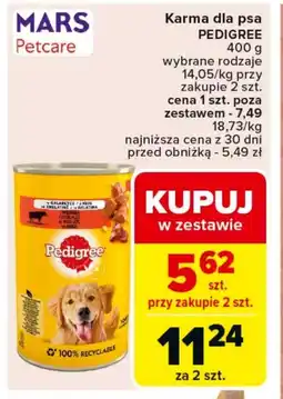 Carrefour Karma dla psa Pedigree oferta