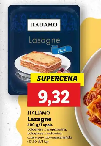 Lidl ITALIAMO Lasagne oferta