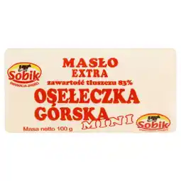 Carrefour Sobik Masło ekstra osełeczka górska mini 100 g oferta