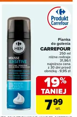 Carrefour Pianka do golenia Carrefour oferta