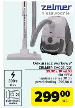 Carrefour Market Odkurzacz Zelmer oferta