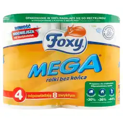 Carrefour Foxy Mega Papier toaletowy 4 rolki oferta