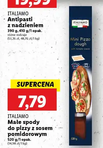 Lidl ITALIAMO Małe spody do pizzy z sosem pomidorowym oferta