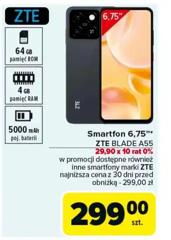 Carrefour Market Smartfon ZTE oferta